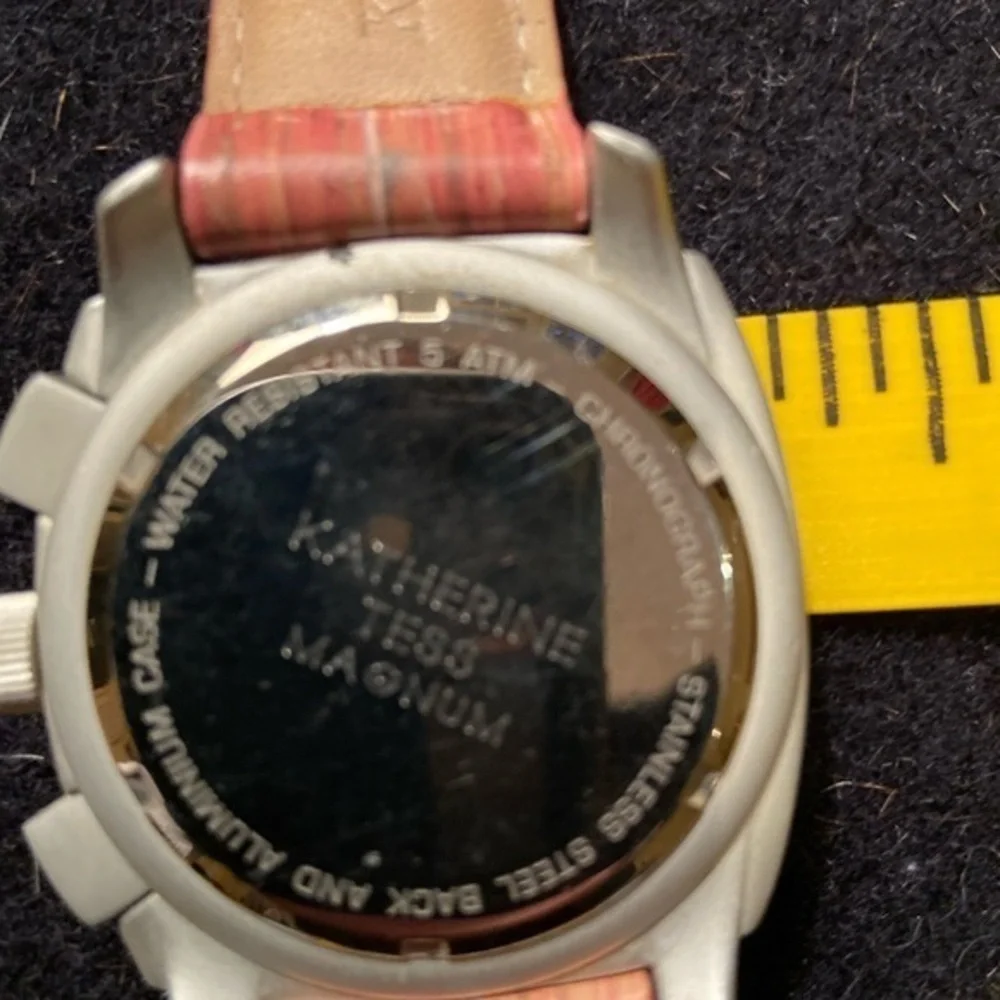 Katherine Tess watch,‎ large,pink band